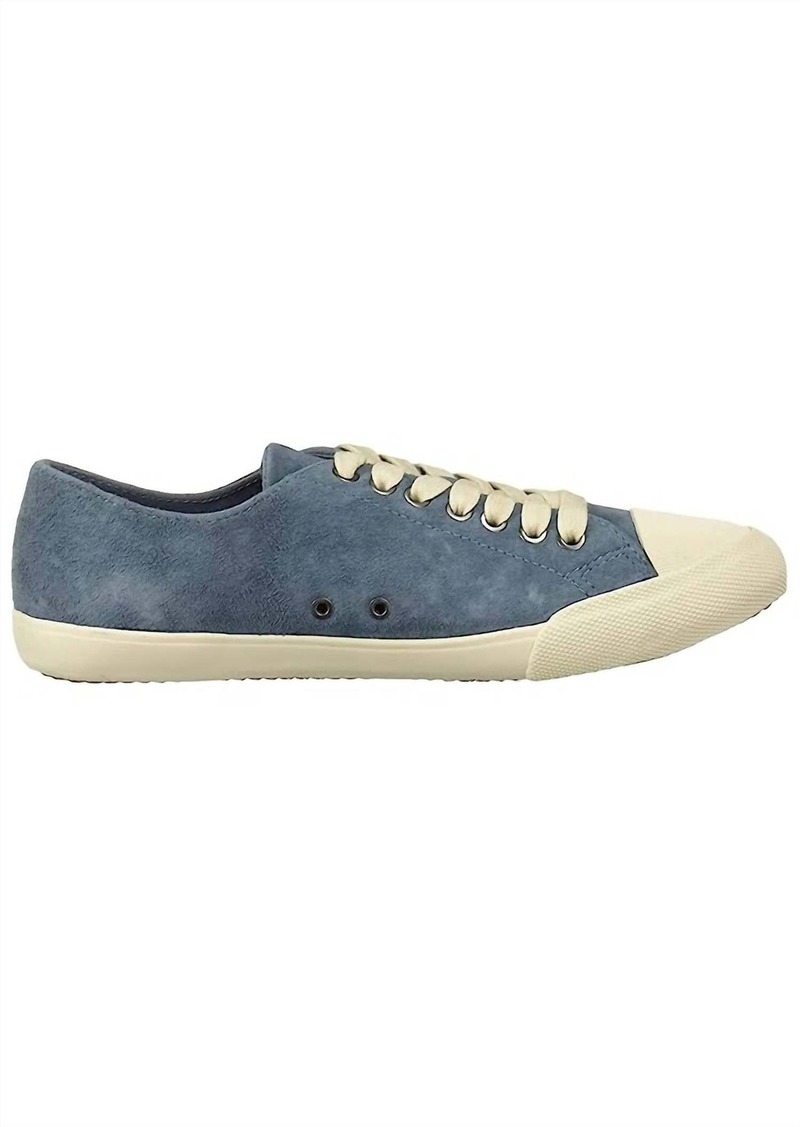 SeaVees Men's Army Issue Low Sneakers In Blue Mirage Suede