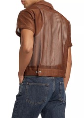 Second/Layer Indio Cropped Mesh Shirt