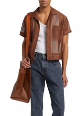 Second/Layer Indio Cropped Mesh Shirt