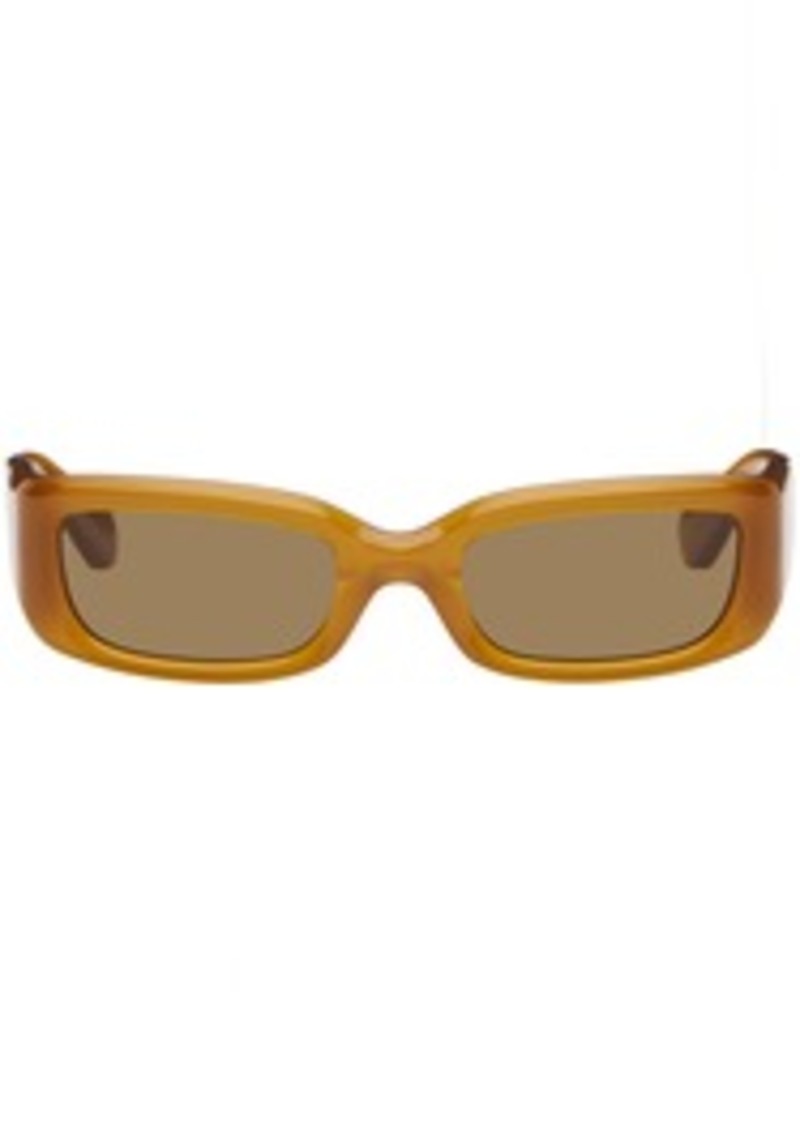 Second/Layer Orange 'The Rev' Sunglasses