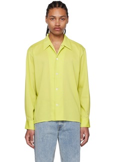 Second/Layer Yellow Topstitched Shirt