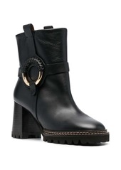 See by Chloé 100mm leather ankle boots