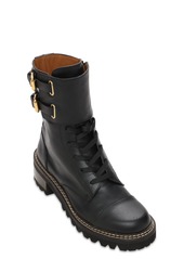 See by Chloé 40mm Mallory Leather Ankle Boots