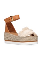 See by Chloé 80mm Glyn Canvas Espadrille Wedges