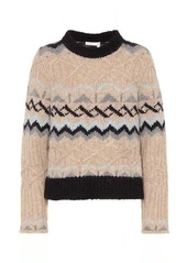 See by Chloé Alpaca and wool blend sweater