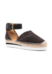 See by Chloé buckled-ankle suede espadrilles