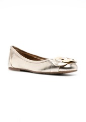 See by Chloé Chany metallic ballerina shoes