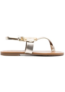 See by Chloé Chany metallic sandals
