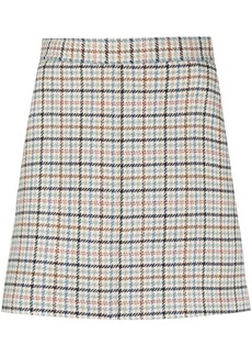 See by Chloé check-print A-line mini skirt