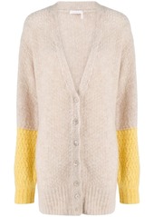 See by Chloé colour-block button cardigan