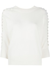 See by Chloé crochet-trim sweater top