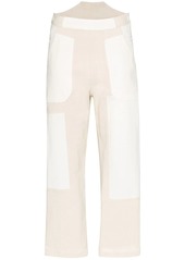 See by Chloé cropped patchwork trousers