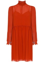 See by Chloé embellished georgette dress