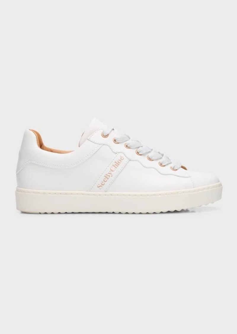 See by Chloé Essie Leather Low-Top Sneakers