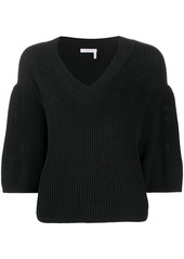 See by Chloé flared knitted jumper