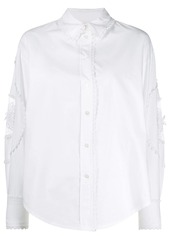 See by Chloé floral-embroidered shirt