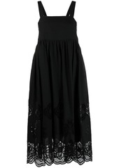 See by Chloé floral-lace scallop dress