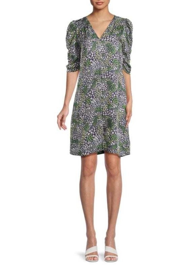 See by Chloé ​Floral Puff Sleeve Shift Dress