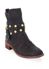 See by Chloé Janis Studded Suede Ankle Boots