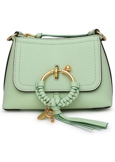 See by Chloé JOAN MINI BAG IN GREEN LEATHER
