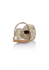 See by Chloé Kaddy Metallic Leather Ballet Flats