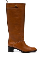 See by Chloé knee-high leather boots
