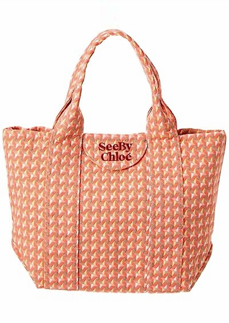 See by Chloé Laetizia Small Tote Bag In Happy Orange