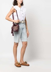 See by Chloé logo-debossed leather bucket bag