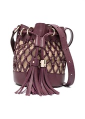 See by Chloé logo-debossed leather bucket bag