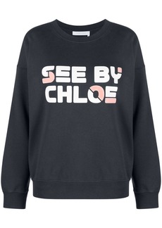 See by Chloé logo-print sweatshirt