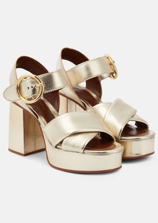 See By Chloé Lyna leather platform sandals