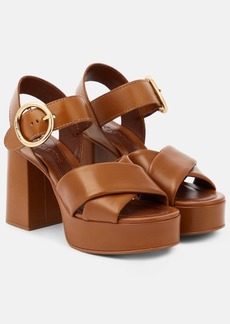 See By Chloé Lyna leather platform sandals