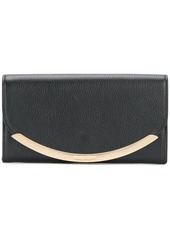 See by Chloé metallic flap wallet