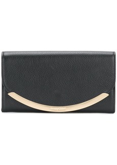 See by Chloé metallic flap wallet