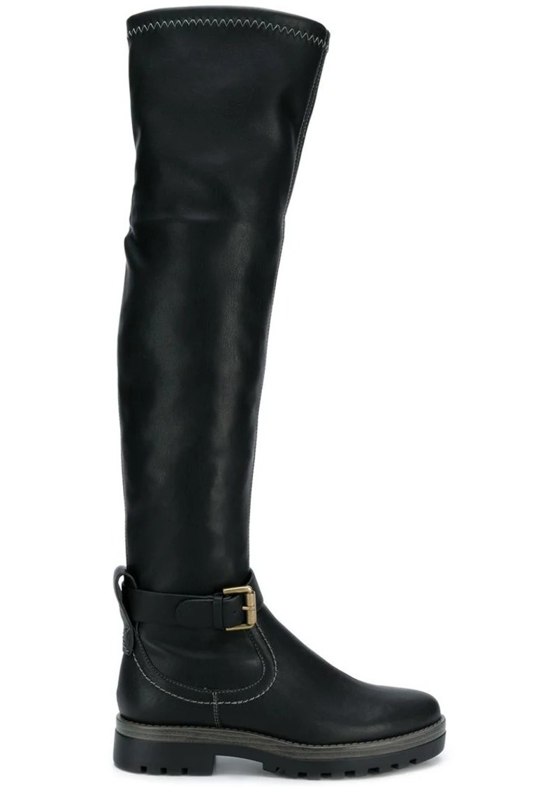 See by Chloé over-the-knee flat boots