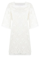 See by Chloé pineapple-knit shift dress