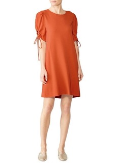 See by Chloé Ruched Sleeve Mini Shift Dress