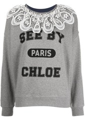 See by Chloé Ruffle-Collared sweatshirt