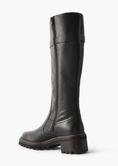 See by Chloé - Hana leather knee boots - Black - EU 40
