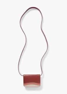 See by Chloé - Layers mini color-block leather shoulder bag - Red - OneSize