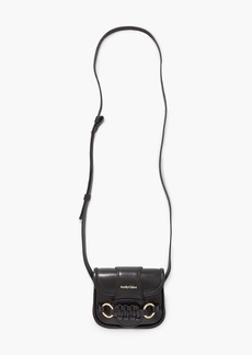 See by Chloé - Saddie embellished leather shoulder bag - Black - OneSize