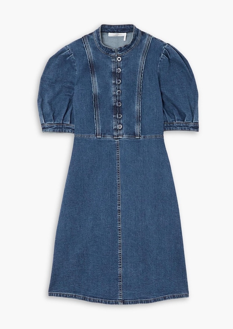 See by Chloé - Signature denim dress - Blue - FR 34