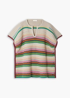 See by Chloé - Striped knitted sweater - Neutral - S
