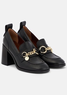 See By Chloé Aryel leather loafer pumps