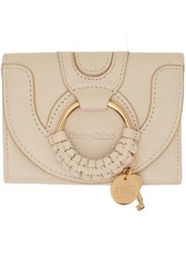 See by Chloé Beige Hana Compact Wallet