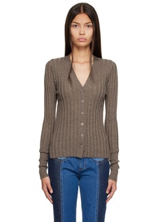 See by Chloé Beige Vented Cardigan