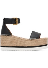 See by Chloé Black Glyn Espadrille Sandals