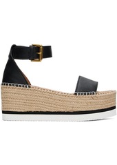 See by Chloé Black Glyn Espadrille Sandals