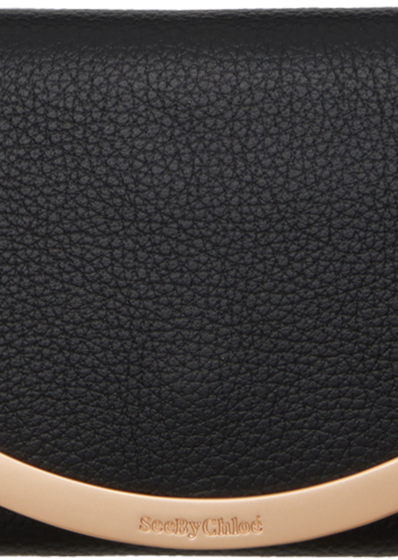 See by Chloé Black Lizzie Compact Wallet