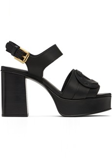 See by Chloé Black Loys Platform Heeled Sandals